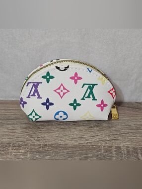 🌼SALE🌼Designer INSPIRED Multicolor Monogram Cosmetic Pouche- NWOT